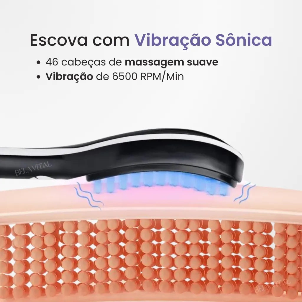 Escova de Terapia Capilar: TheraBrush Smarts 4 em 1 + BRINDES GRÁTIS