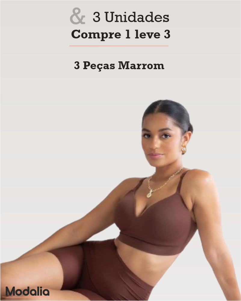 (COMPRE 1 LEVE 3) SUTIÃ MODELADOR + BRINDE EXCLUSIVO