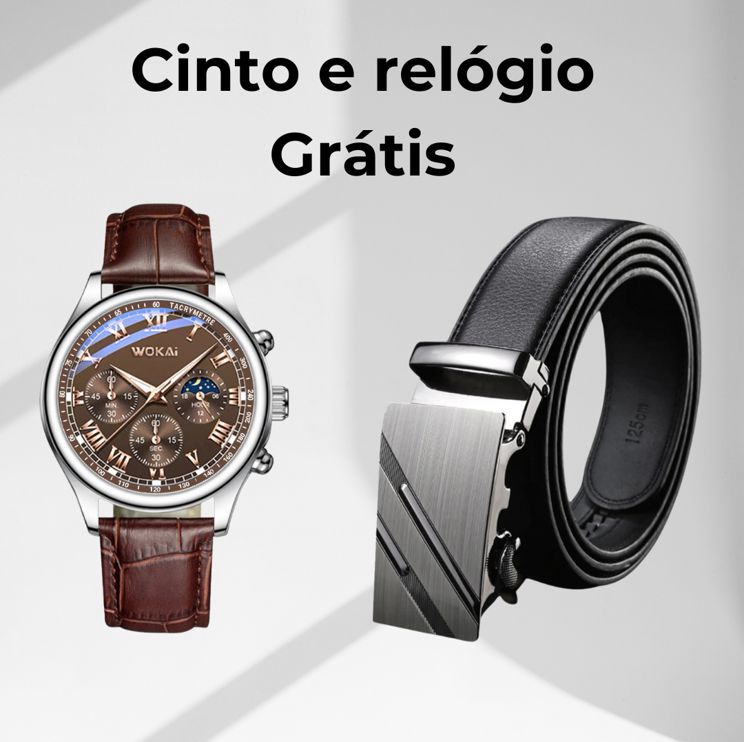 COMPRE 1 LEVE 2 | Camisa Social Ultra Elastech Anti amassados + Relogio de Brinde