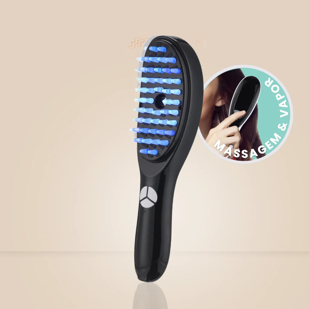 Escova de Terapia Capilar: TheraBrush Smarts 4 em 1 + BRINDES GRÁTIS