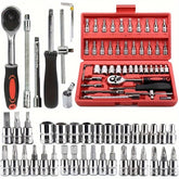 (ÚLTIMAS UNIDADES) Kit De Ferramentas 46/40 Peças com maleta - Jogo De Ferramentas Completo + BRINDE
