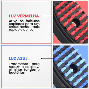 Escova de Terapia Capilar: TheraBrush Smarts 4 em 1 + BRINDES GRÁTIS